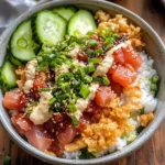 Spicy Tuna Sushi Bowl with Crispy Rice