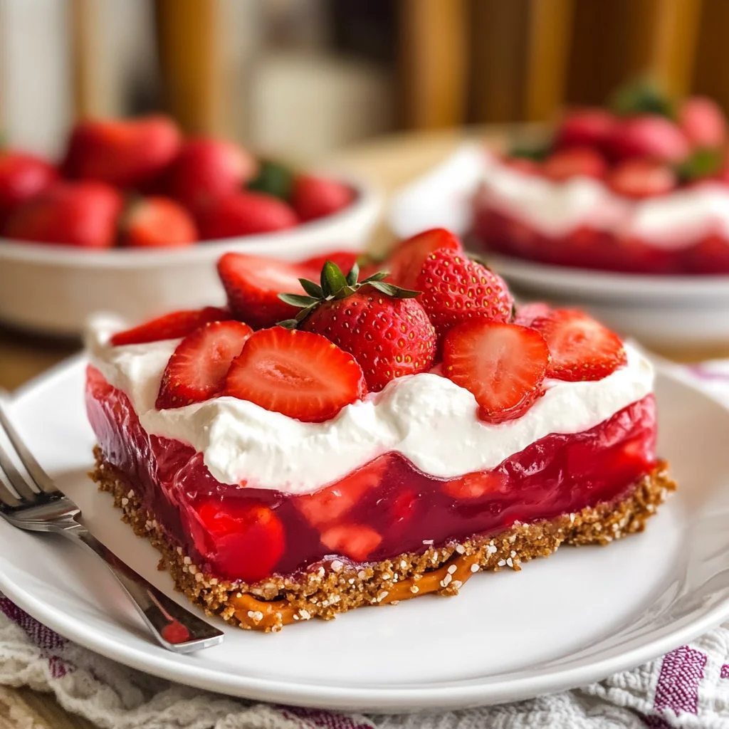 Strawberry Pretzel Salad