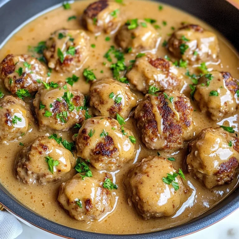 Swedish Meatballs with Gravy