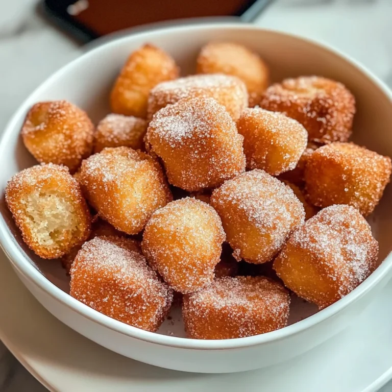 Sweet Air Fryer Churro Bites Recipe