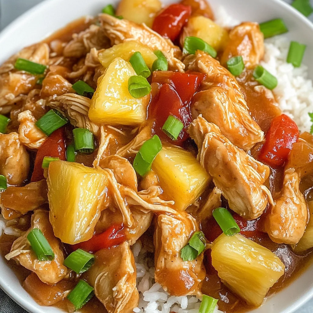 Sweet Hawaiian Crockpot Chicken: An Incredible Recipe for Lunch