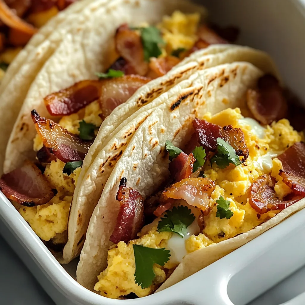 Tasty Baked Breakfast Tacos