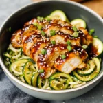 Teriyaki Chicken Zucchini Bowls: A Delicious Healthy Meal!