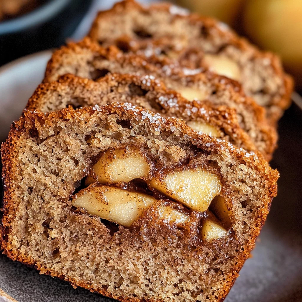 Warm Cinnamon-Spiced Apple Bread
