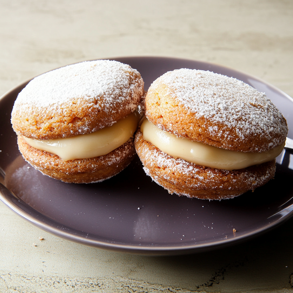 Apple Cider Whoopie Pie Cookies with Caramel