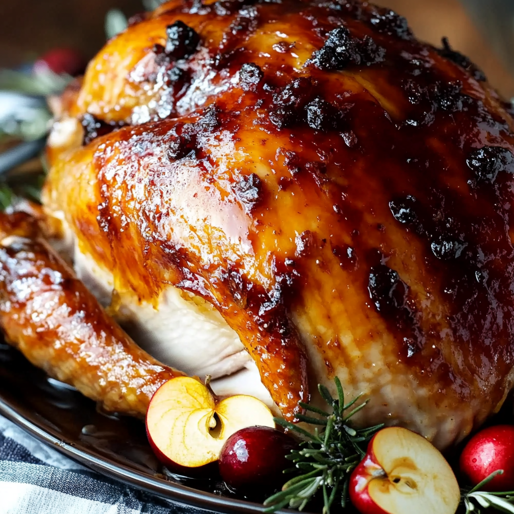 Apple Cider Glazed Turkey Breast
