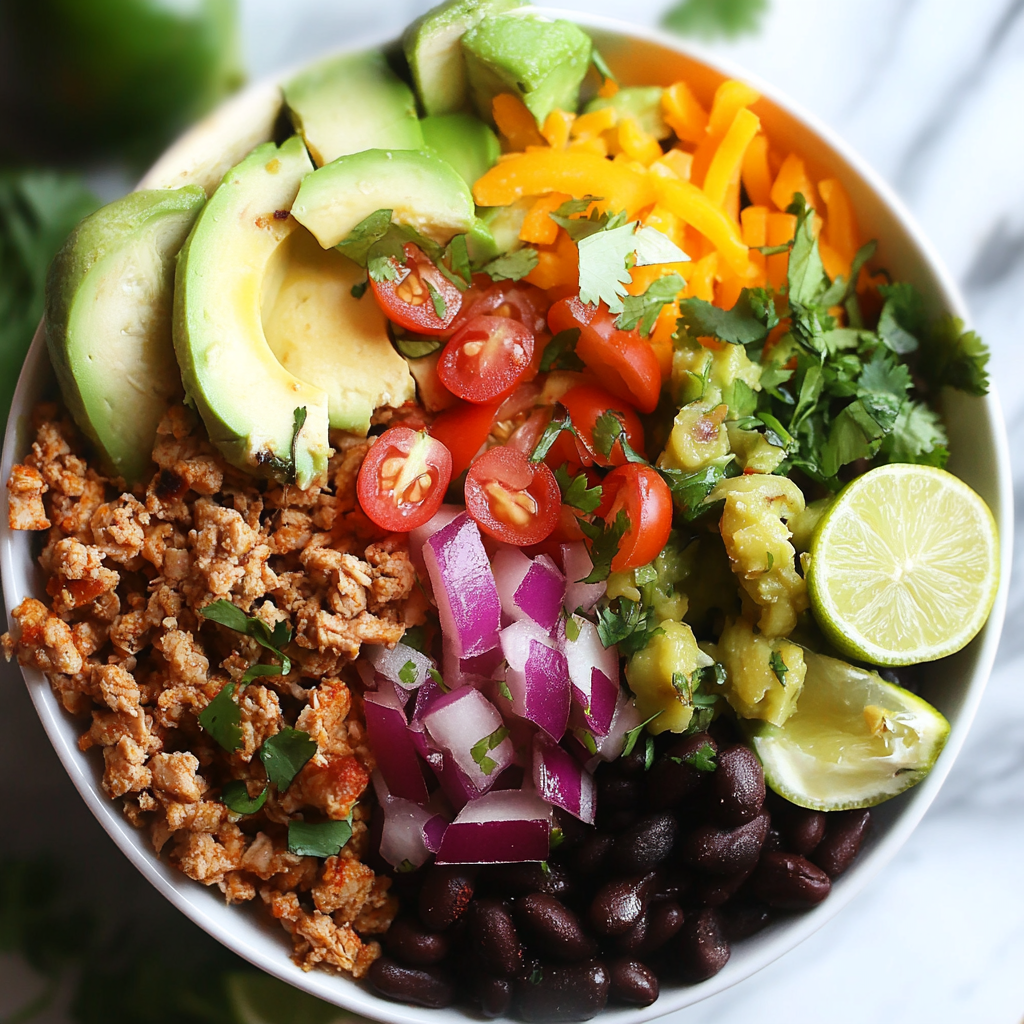 Healthy Turkey Taco Bowl