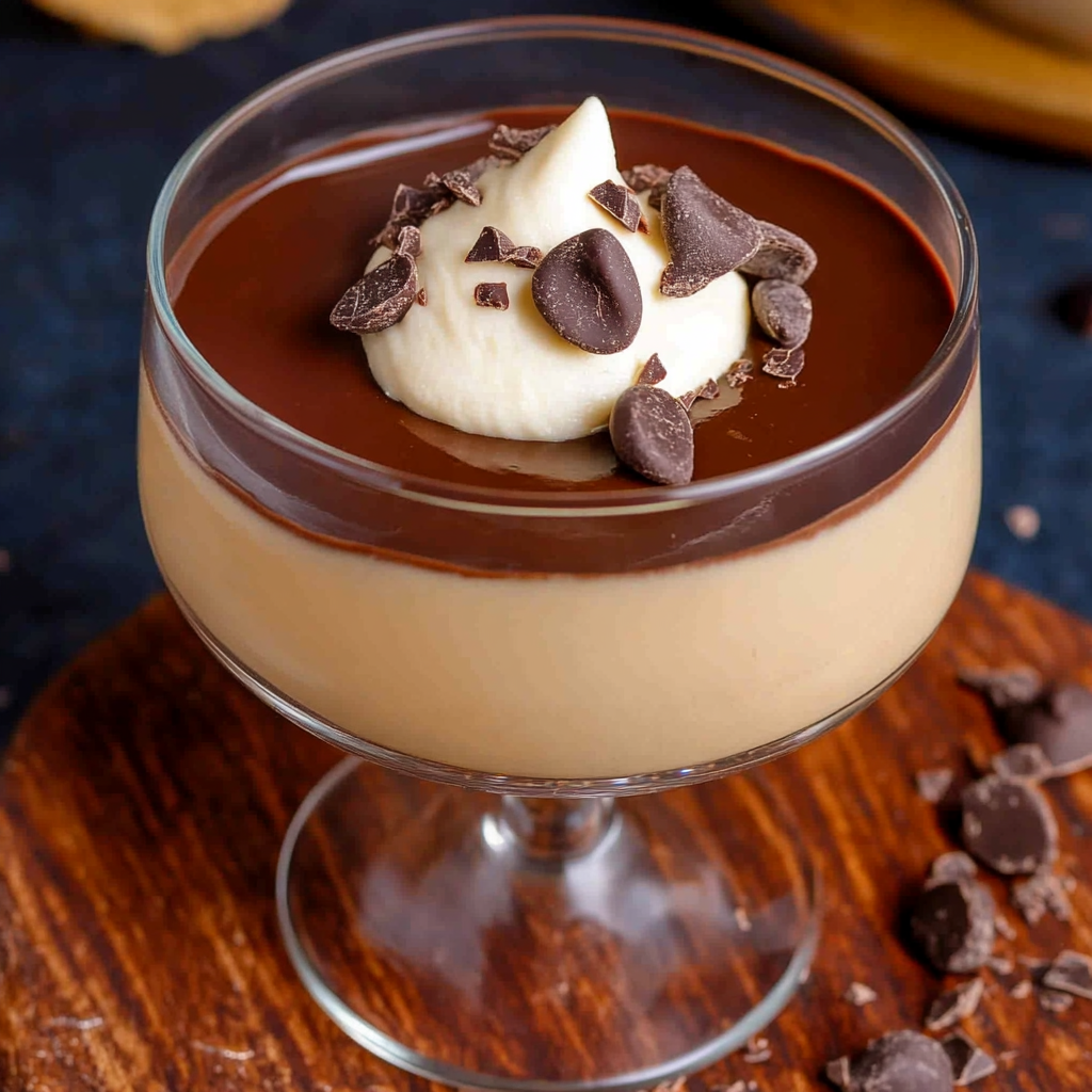Vegan Peanut Butter Mousse (with a Chocolate Ganache!)