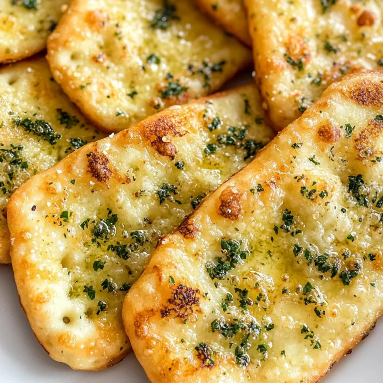 Air Fryer Garlic Flatbread - Quick & Delicious