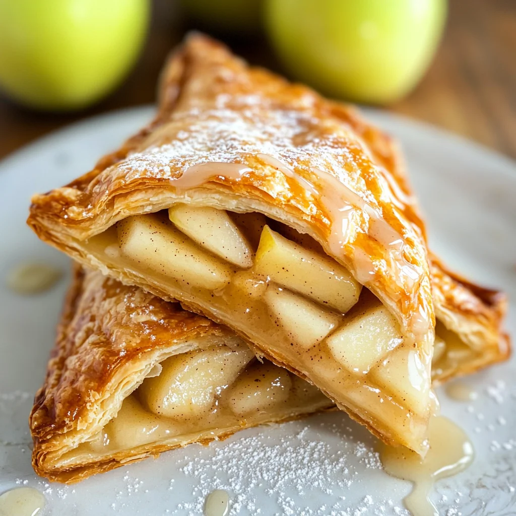 Apple Puff Pastry Turnovers
