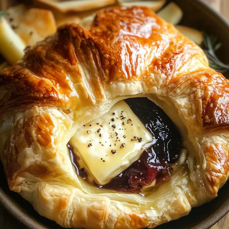Baked Brie in Puff Pastry