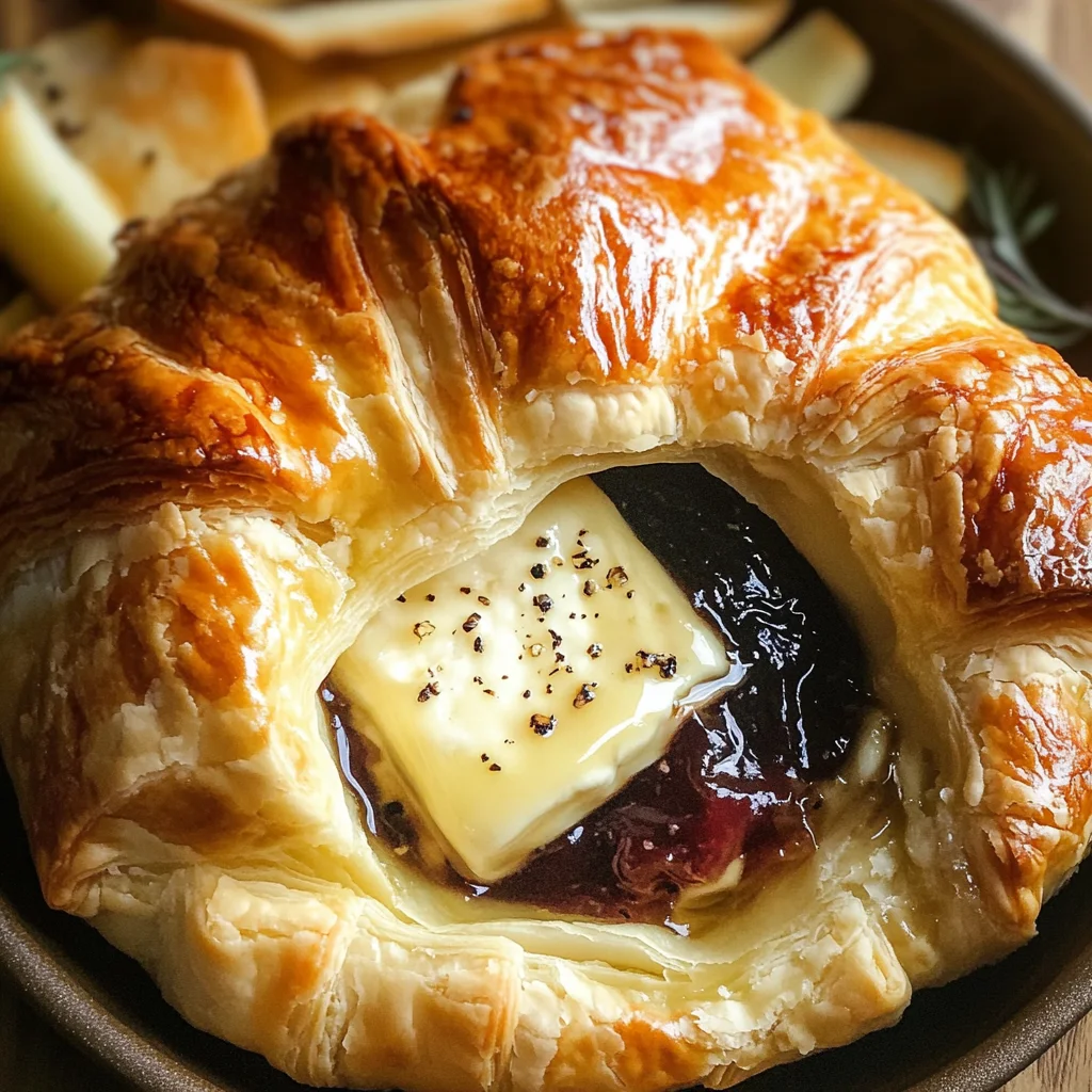 Baked Brie in Puff Pastry