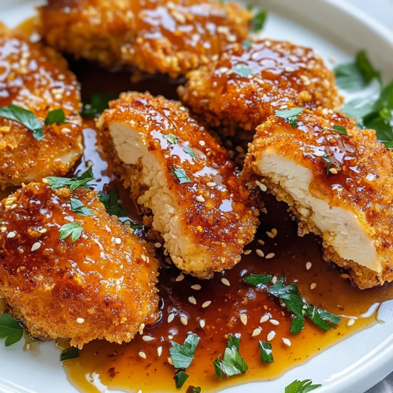 Baked Crunchy Hot Honey Chicken Recipe