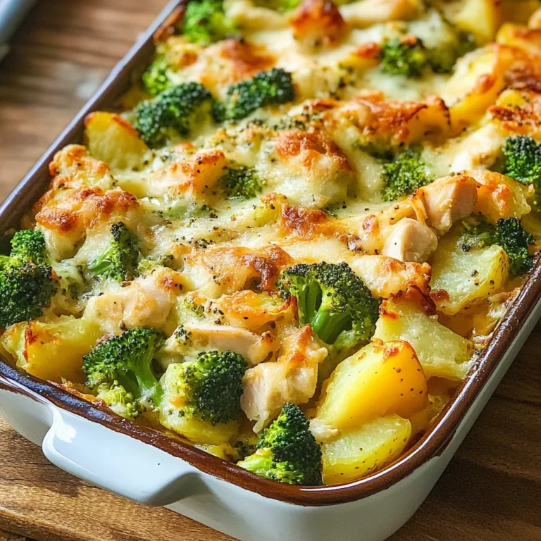 Baked Potato Chicken and Broccoli Casserole