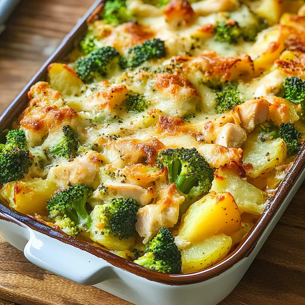 Baked Potato Chicken and Broccoli Casserole