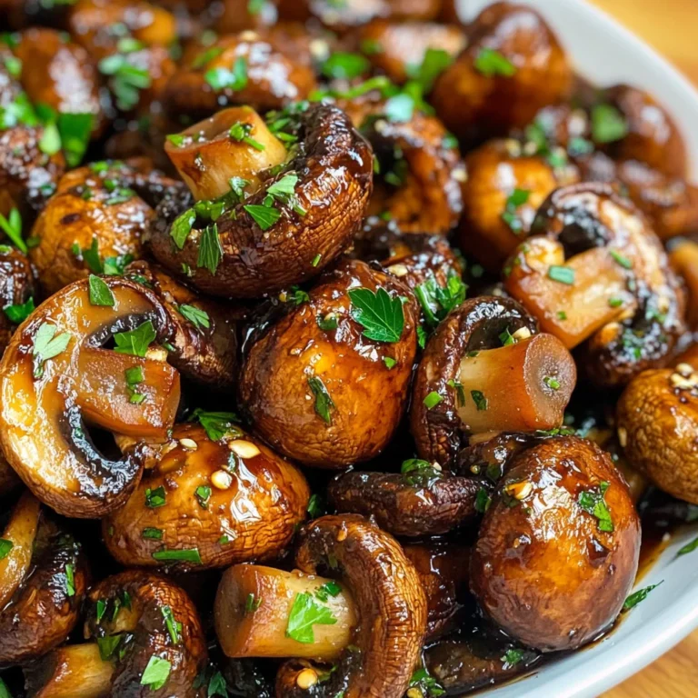 Balsamic Roasted Mushrooms