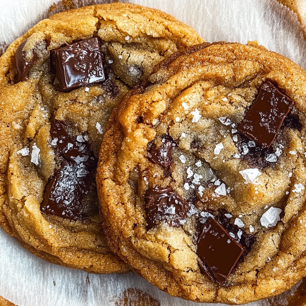 Browned Butter Toffee Chocolate Chip Cookies