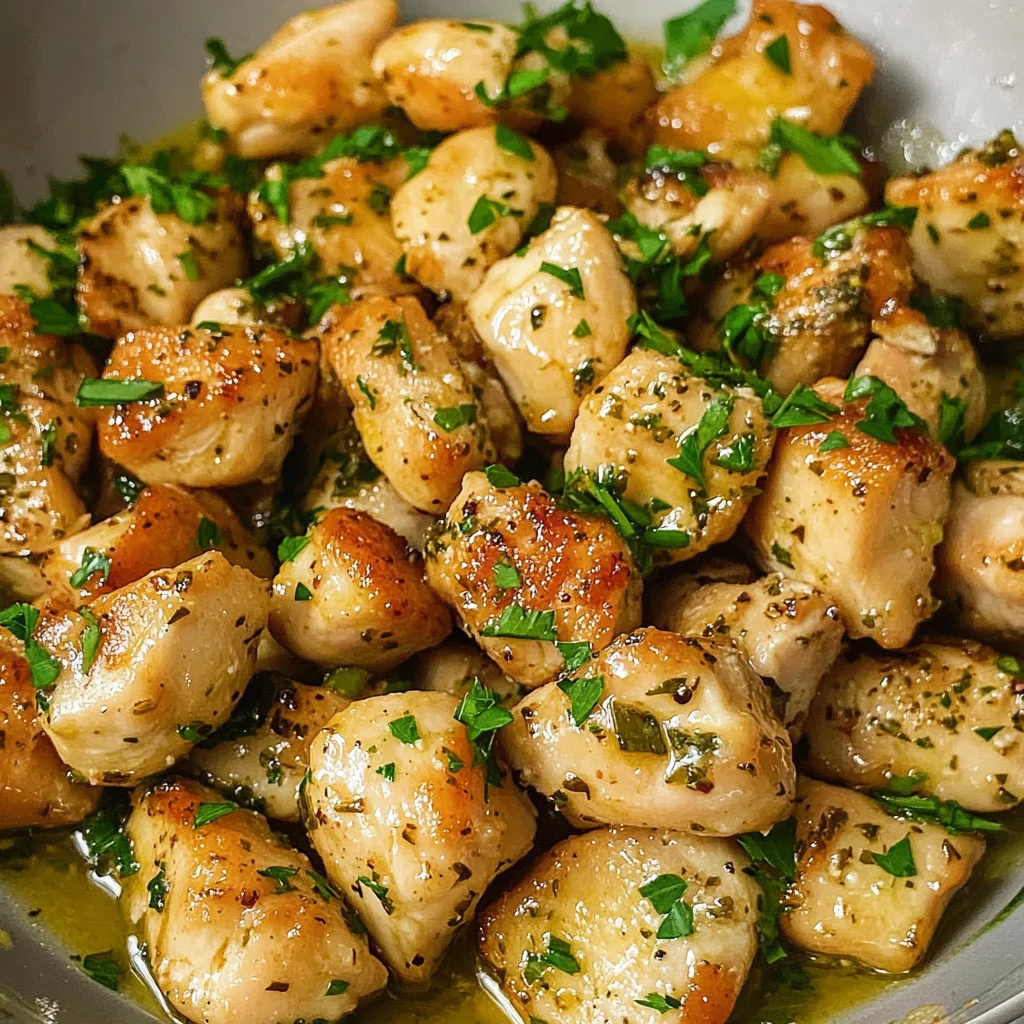Butter Garlic Chicken Bites
