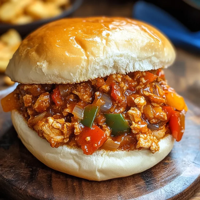 Cajun Chicken Sloppy Joes