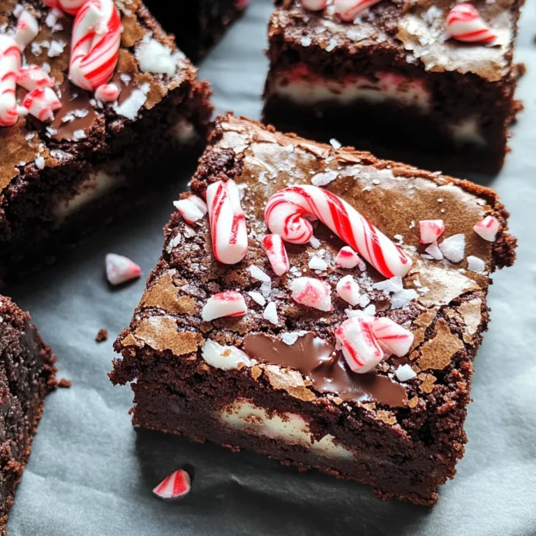 Candy Cane Brownies