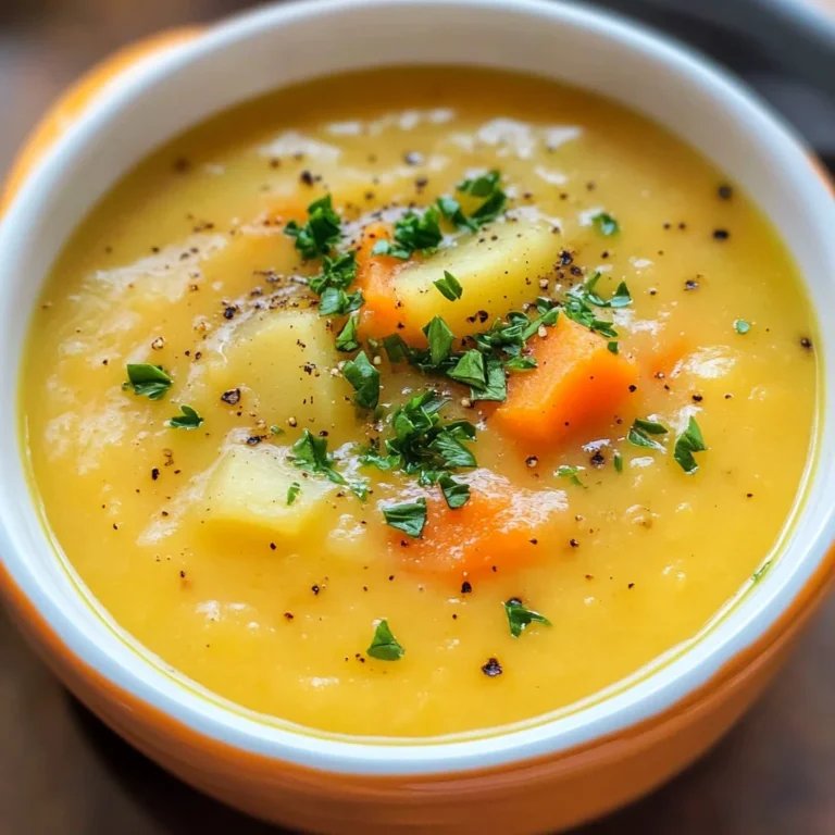 Carrot potato soup