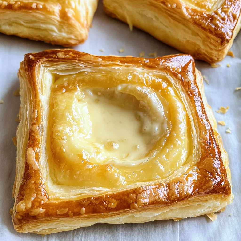 Cheese Danish with Puff Pastry