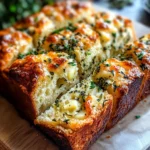 Cheese, Herb & Garlic Quick Bread (No Yeast)