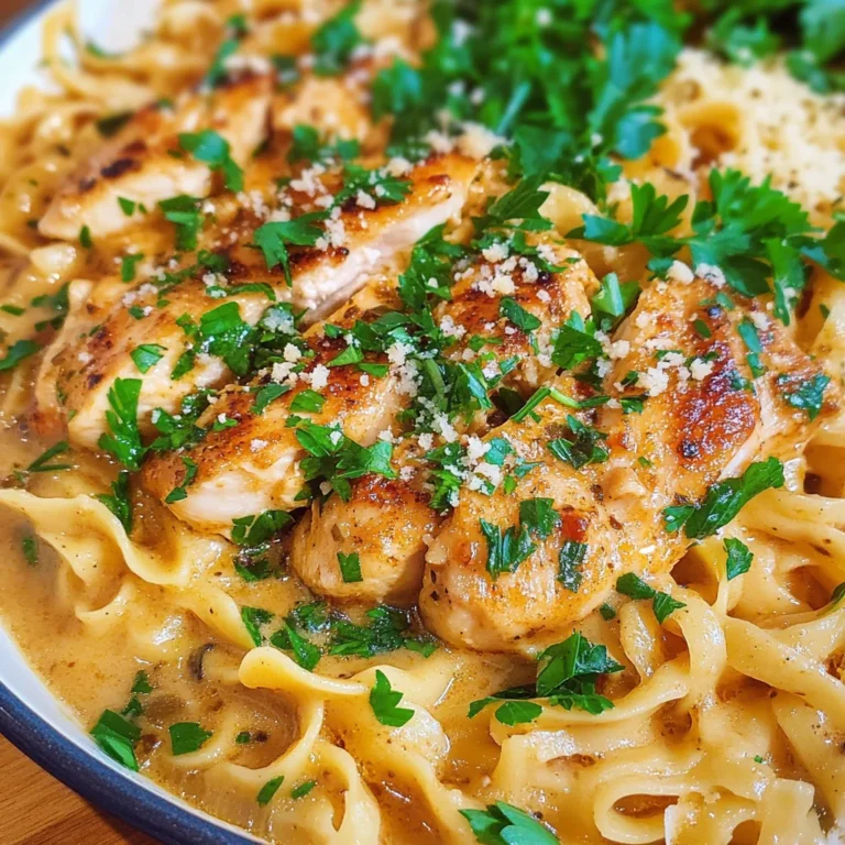 Chicken with Buttered Noodles