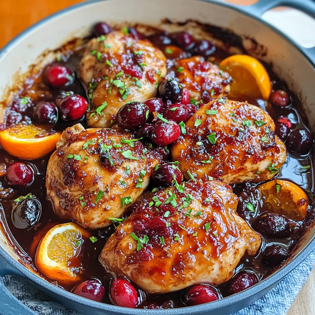 Cranberry Orange Chicken