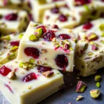 Cranberry Pistachio Fudge