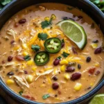 Creamy Chicken Taco Soup