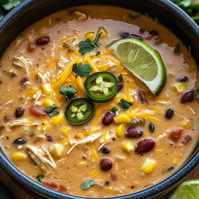 Creamy Chicken Taco Soup