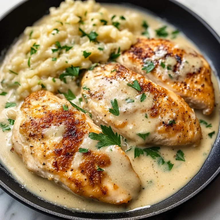 Creamy Garlic Parmesan Chicken Breast