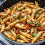 Crock Pot Creamy Cajun Chicken Pasta