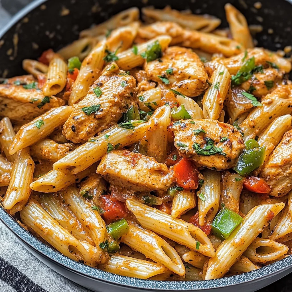 Crock Pot Creamy Cajun Chicken Pasta