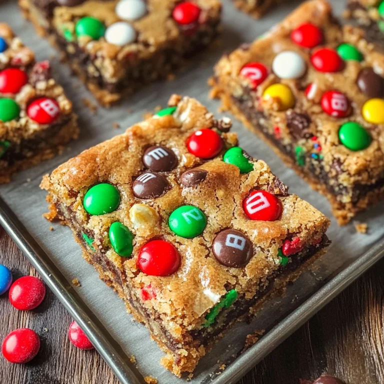 GOOEY Christmas Cookie Bars Recipe