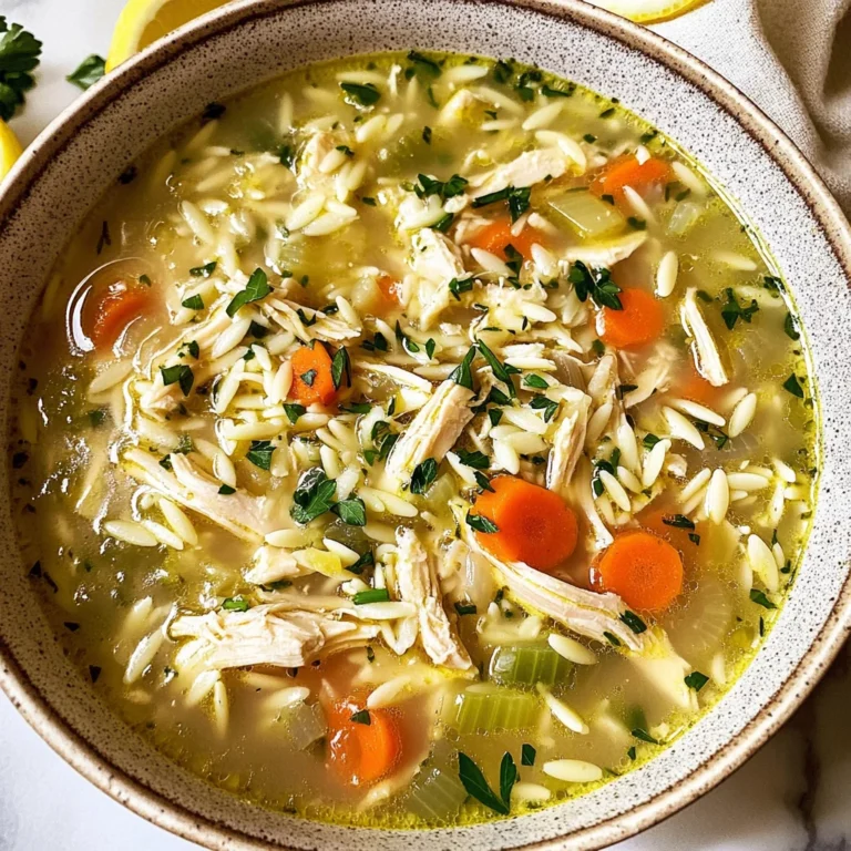 Greek Lemon Chicken Soup: An Incredible 7-Step Recipe