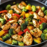 Healthy Chicken and Vegetables Skillet