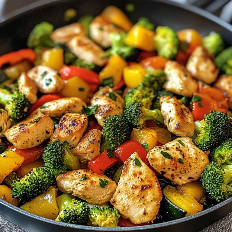 Healthy Chicken and Vegetables Skillet