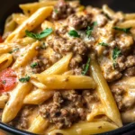 High Protein Creamy Beef Pasta Recipe for Quick Weeknight Dinners