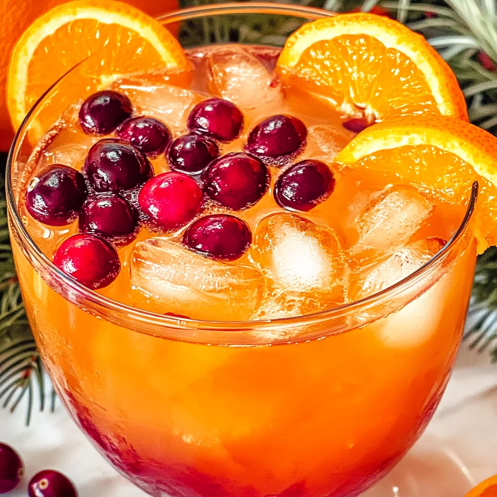 Holiday Spiked Punch Cocktail Recipe