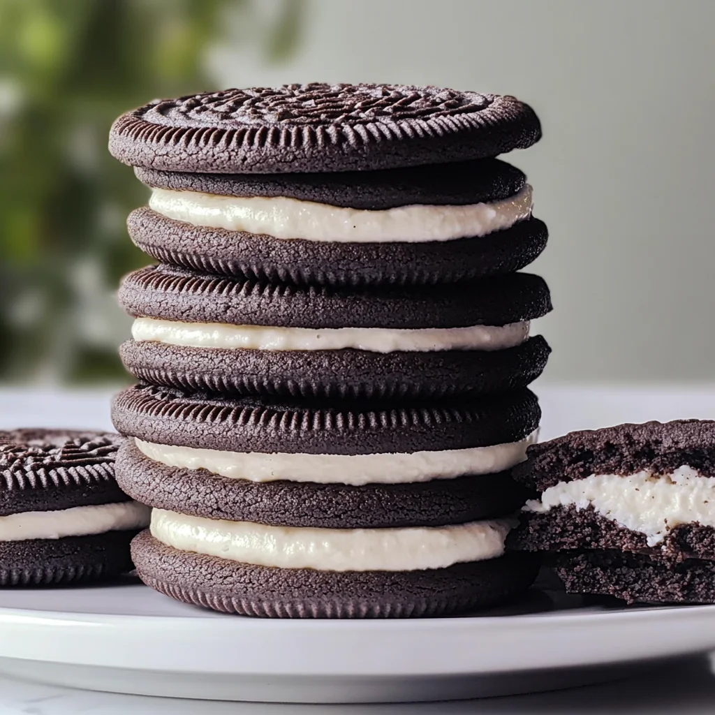 Homemade Oreo Cookies