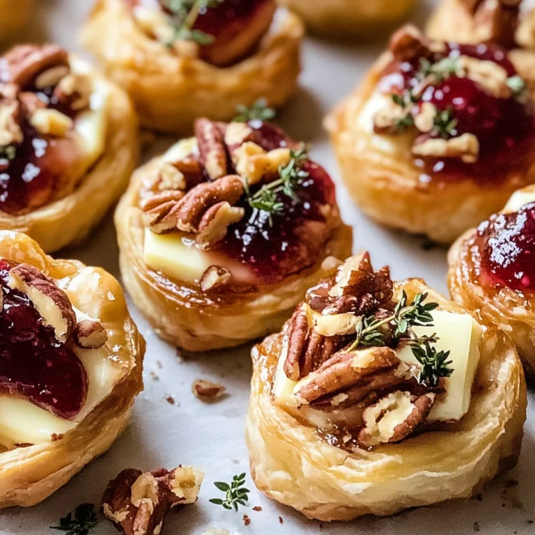 Puff Pastry Brie Bites