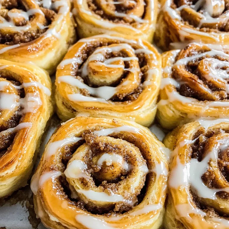 Puff Pastry Cinnamon Rolls