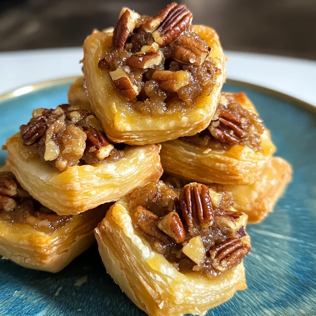 Puff Pastry Pecan Pie Bites