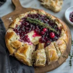 Pull Apart Baked Cranberry Brie Bread Bowl