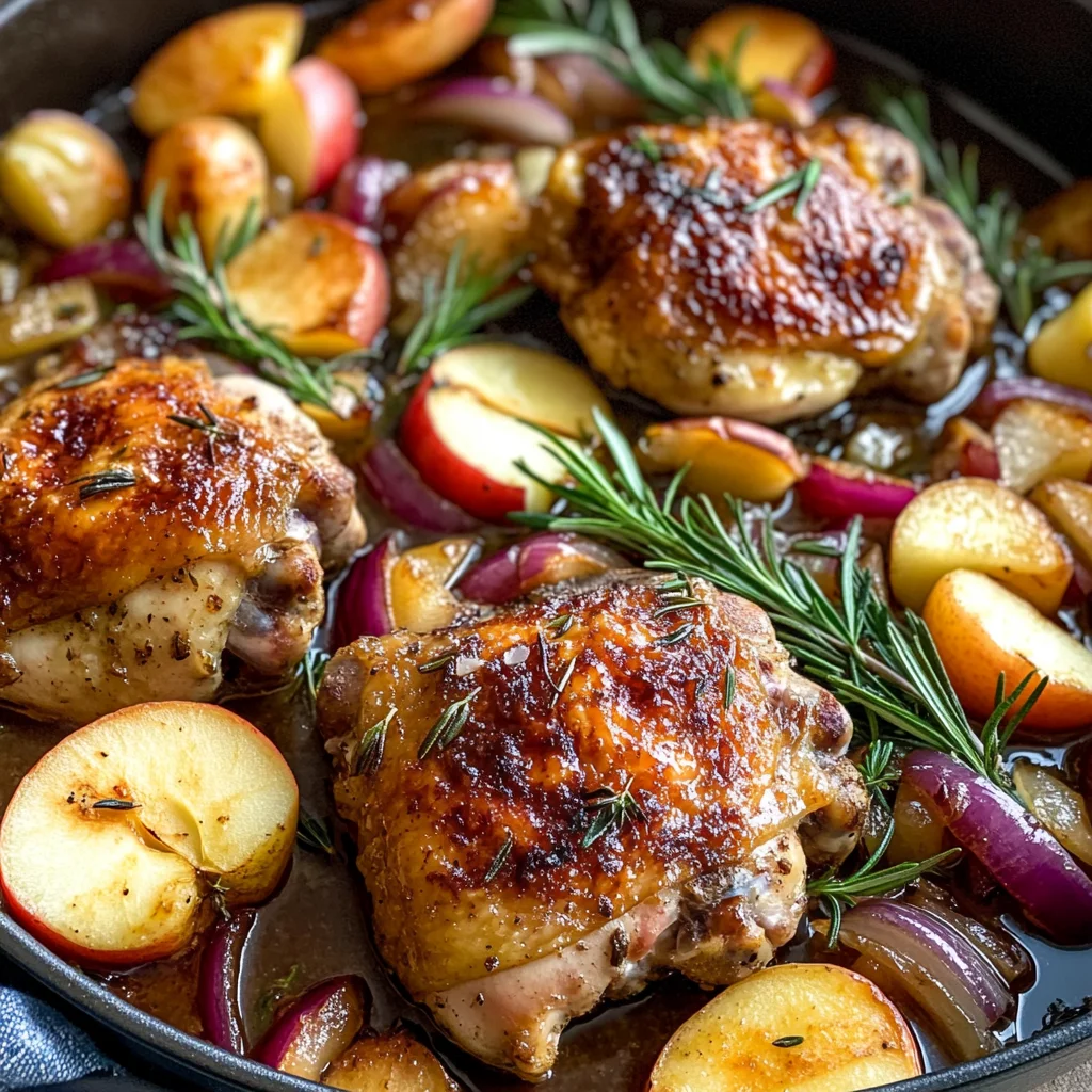 Rosemary Apple Cider Chicken Recipe