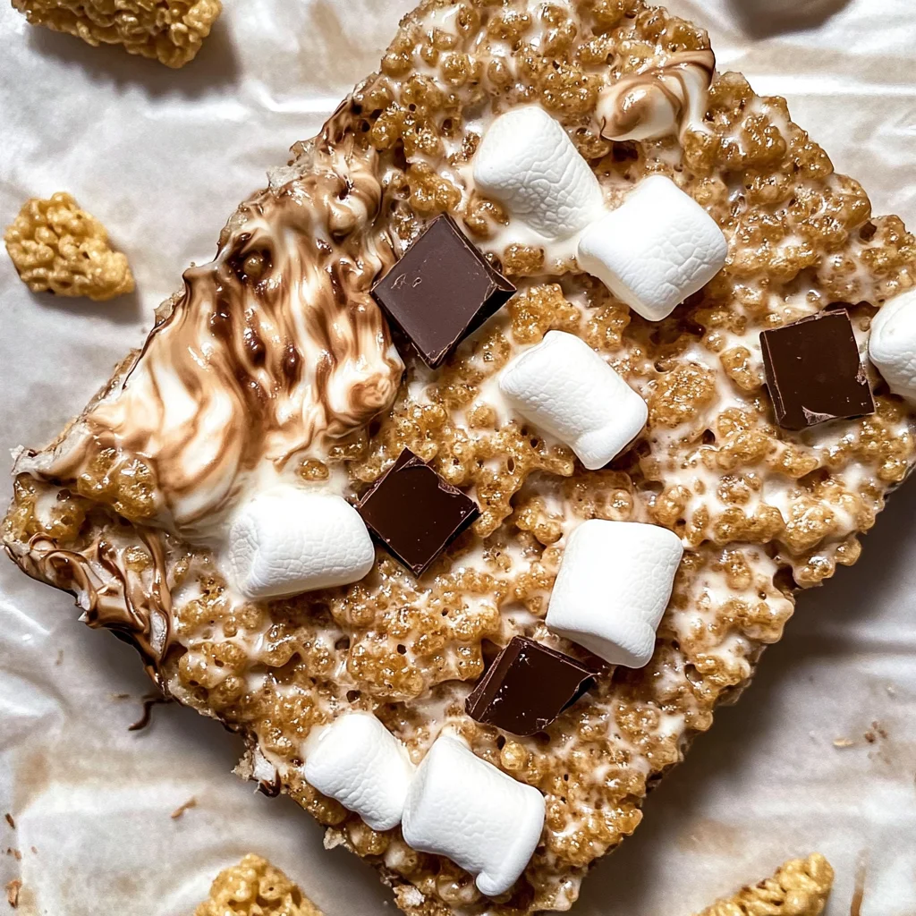 S'mores Rice Krispies Treats
