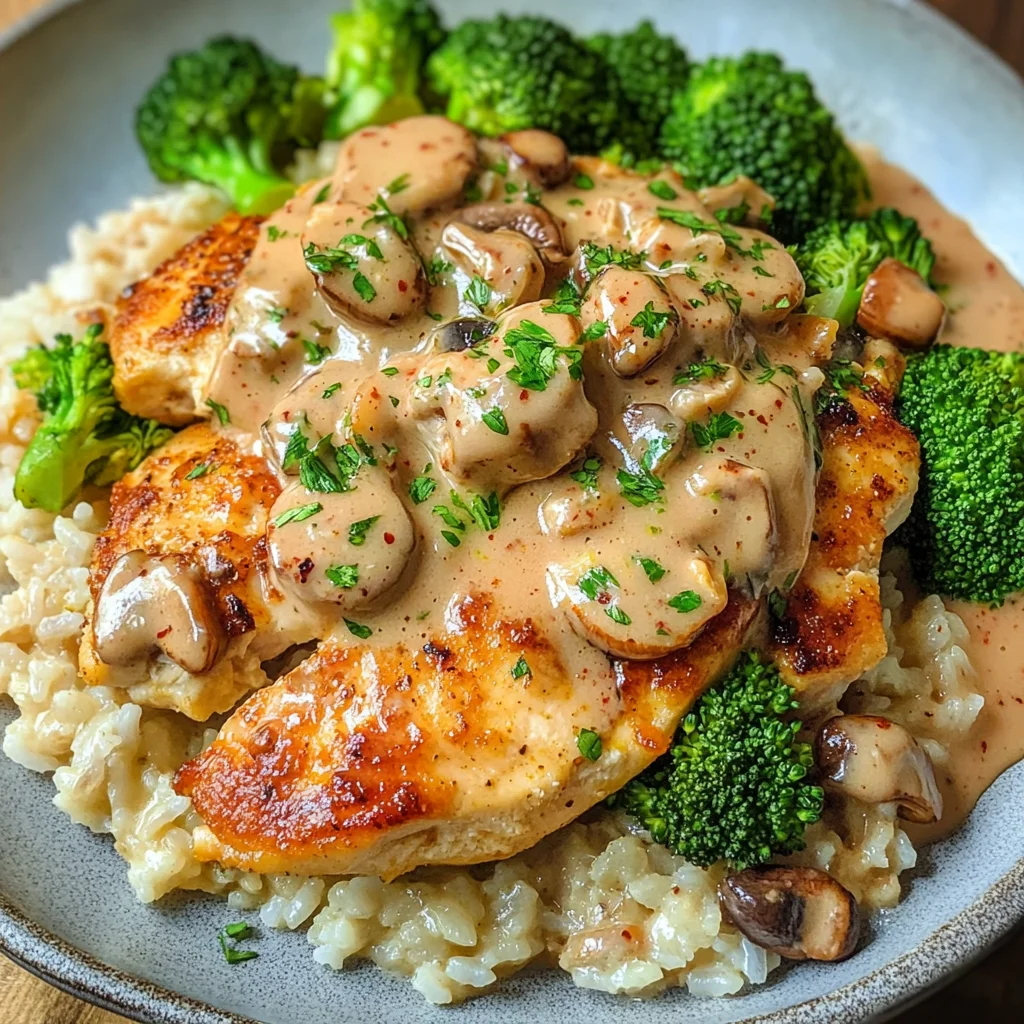 Smothered Chicken and Rice