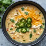 Spicy Jalape&ntilde;o Popper Chicken Soup